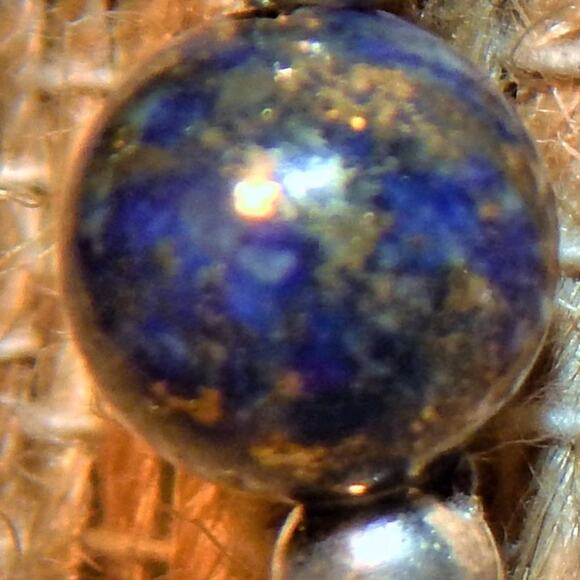 Powerful Lapis Lazuli Necklace Earrings & Ring Set - Picture 15 of 16